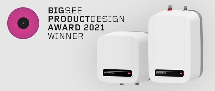Dražický maloobjemový ohrievač vody TO získal ocenenie za design BIG SEE Product Design Awards 2021 