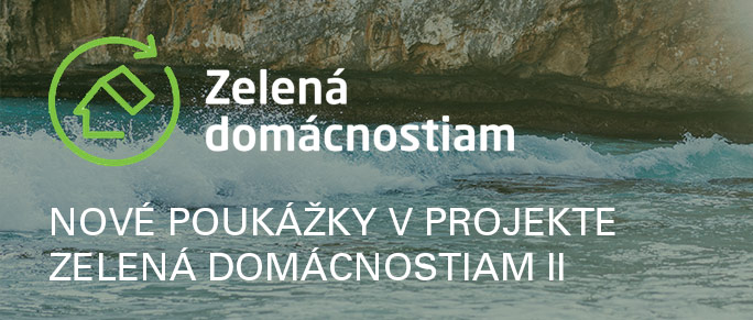 Nové poukážky v projekte Zelená domácnostiam II